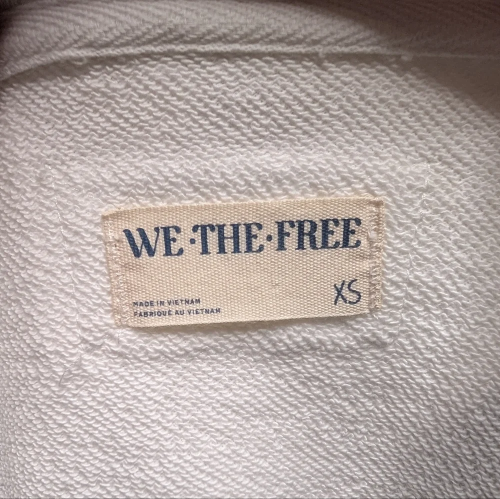 We The Free We Hoodie In Ivory White Size XS - Picture 6 of 7